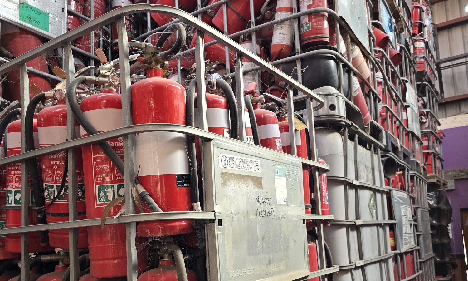 I have extinguishers to recycle